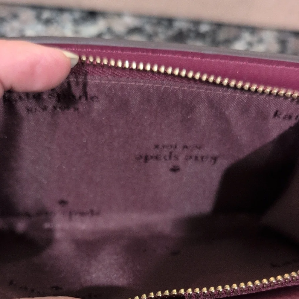 Kate Spade Burgandy Wallet